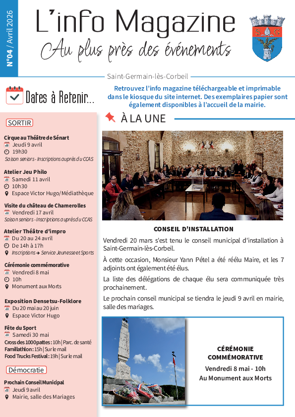 Info magazine n°4 - Avril 2026