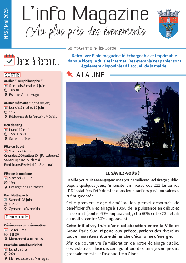 Info magazine N°5 - Mai 2025