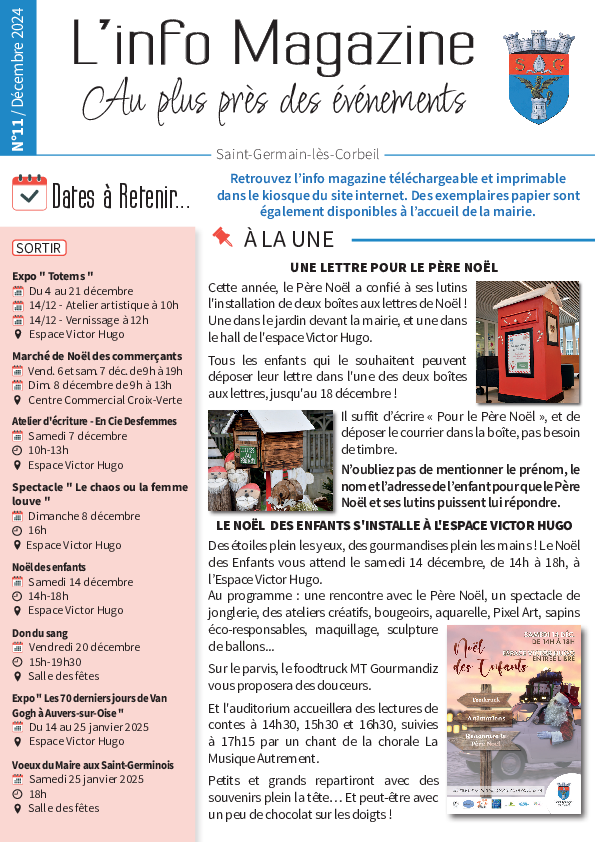 Info magazine n°11 - Décembre 2024