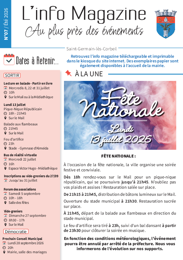 Info magazine n°7 - Été 2026