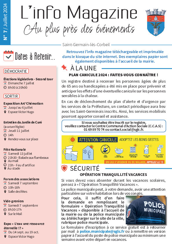 Info magazine n°7 - juillet 2024