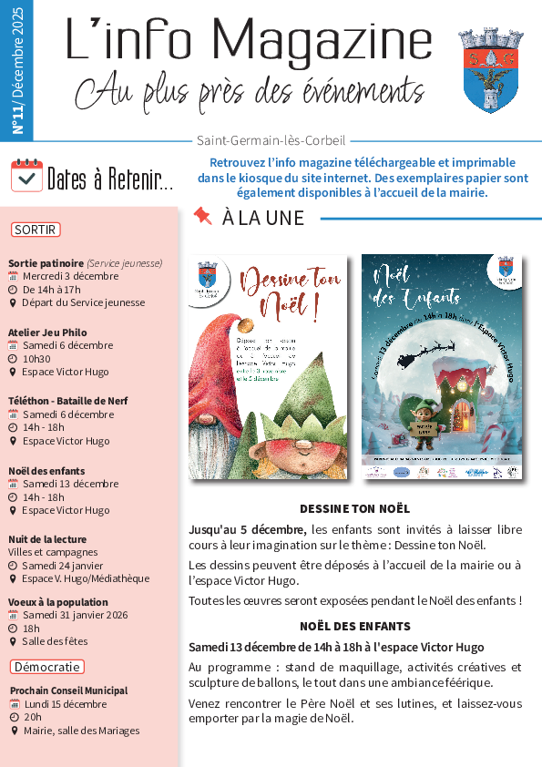 Info magazine n°11 - Décembre 2025