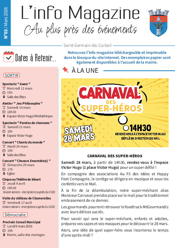 Info magazine n°3 - Mars 2026