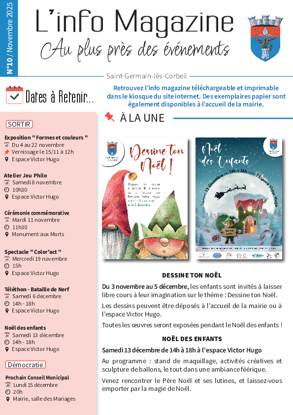 Info magazine n°10 - Novembre 2025