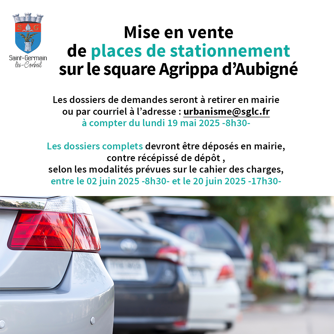 Photo de Mise en vente de places de stationnement sur le square Agrippa d'Aubigné